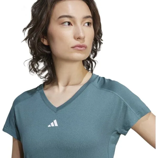 adidas AEROREADY TRAIN ESSENTIALS MINIMAL T-SHIRT Dámske športové tričko, zelená, veľkosť