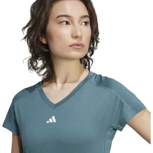 adidas AEROREADY TRAIN ESSENTIALS MINIMAL T-SHIRT Dámske športové tričko, zelená, veľkosť