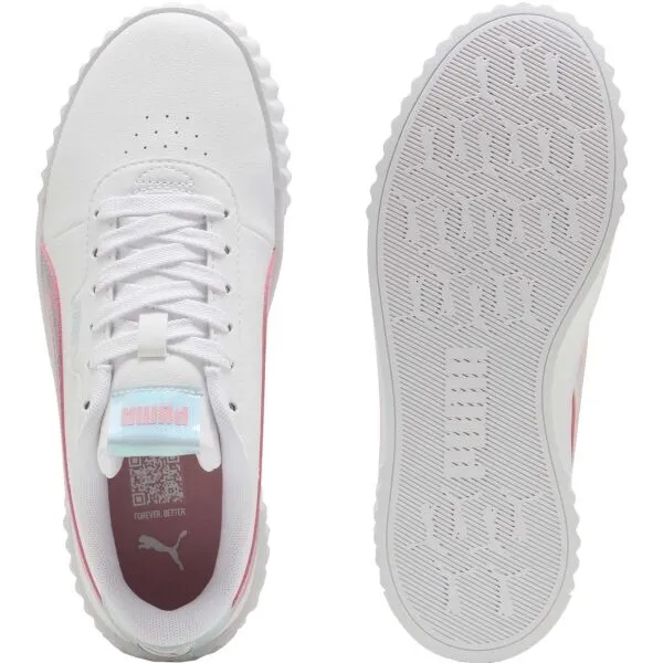 Puma CARINA 3.0 SPACE BELLE JR Detská voľnočasová obuv, biela, veľkosť 36