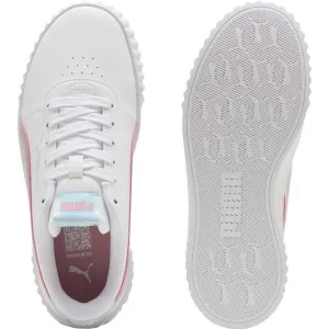 Puma CARINA 3.0 SPACE BELLE JR Detská voľnočasová obuv, biela, veľkosť 36