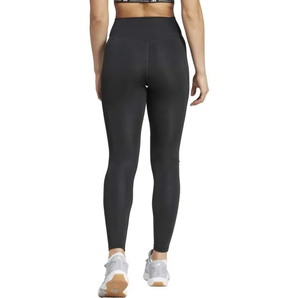 adidas OPTIME ESSENTIALS STASH POCKET LEGGINGS Dámske legíny, čierna, veľkosť