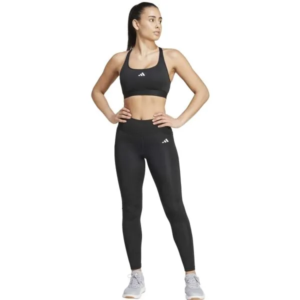 adidas OPTIME ESSENTIALS STASH POCKET LEGGINGS Dámske legíny, čierna, veľkosť