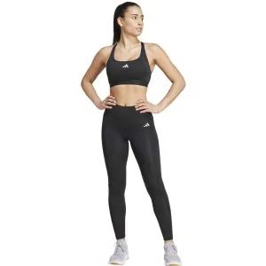 adidas OPTIME ESSENTIALS STASH POCKET LEGGINGS Dámske legíny, čierna, veľkosť