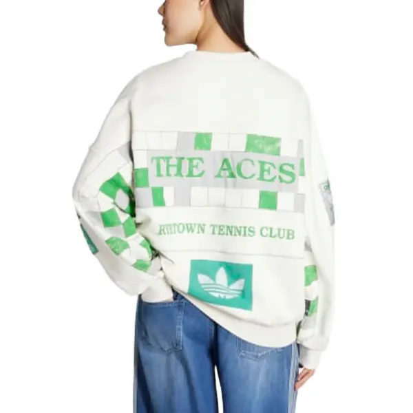 adidas Court Crewneck W "Off White" (JW0149)