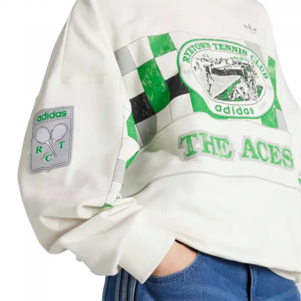 adidas Court Crewneck W "Off White" (JW0149)