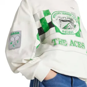 adidas Court Crewneck W "Off White" (JW0149)