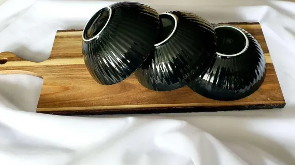 Daisy Miska na šalát black, 26 cm