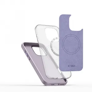 Tech-Protect Silicone Pure MagSafe kryt na iPhone 16 Pro, fialový