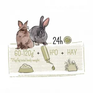 WITTE MOLEN Puur rabbit sensitive krmivo pre citlivé králiky 3 kg