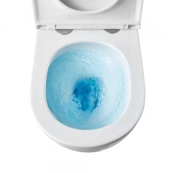Mereo WC závesné kapotované, Smart Flush RIMLESS, 490x370x360, keramické, vr. sedátka CSS126 VSD82T2