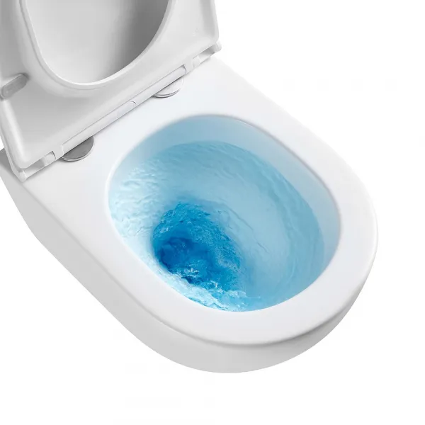Mereo WC závesné kapotované, Smart Flush RIMLESS, 490x370x360, keramické, vr. sedátka CSS126 VSD82T2
