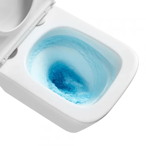Mereo WC závesné kapotované, Smart Flush RIMLESS, 490x340x350, keramické, vr. sedátka CSS118S VSD83T1