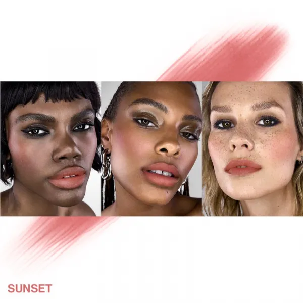 Smashbox Halo Sheer To Stay Color Tints tekutá lícenka a lesk na pery odtieň Sunset 10 ml