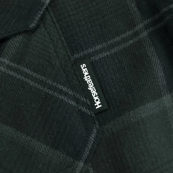 HORSEFEATHERS Vodoodpudivá technická košeľa Dough - anthracite BLACK velikost S