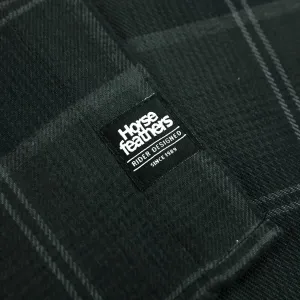 HORSEFEATHERS Vodoodpudivá technická košeľa Dough - anthracite BLACK velikost S