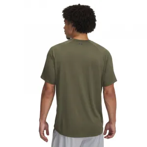 Pánske tréningové tričko s krátkym rukávom UNDER ARMOUR UA M TECH PRINT FILL SS-GRN