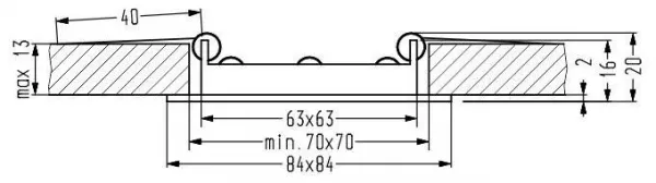 Stropné svietidlo SP-07 IP20 LED