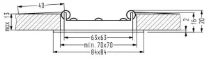 Stropné svietidlo SP-07 IP20 LED