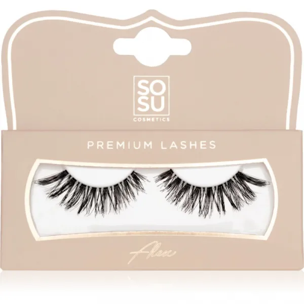 SOSU Cosmetics Premium Lashes umelé mihalnice odtieň Alex 1 ks