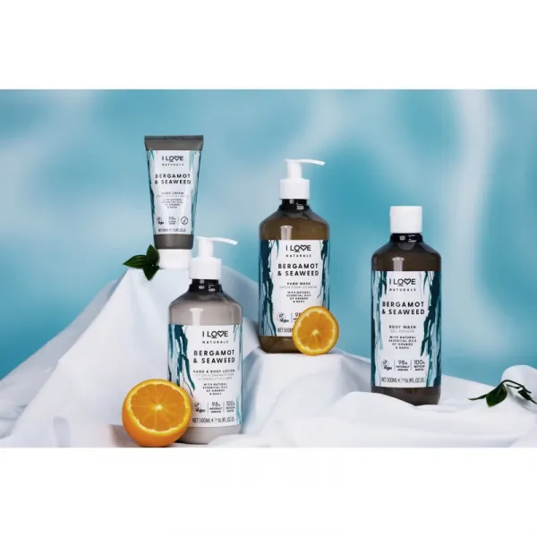 I Love Naturals Bergamot & Seaweed prírodný krém na ruky 100 ml