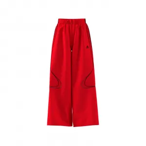 adidas Teamgeist Adicolor Oversized Woven Track Pant W "Lucid Red" (JV7479)