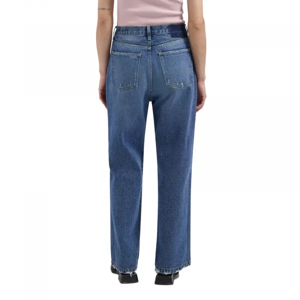 Olaf Monogram Denim Pant W "Blue" (W220402-BLUE)