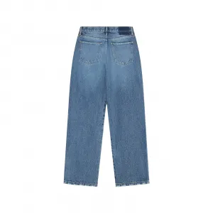 Olaf Monogram Denim Pant W "Blue" (W220402-BLUE)