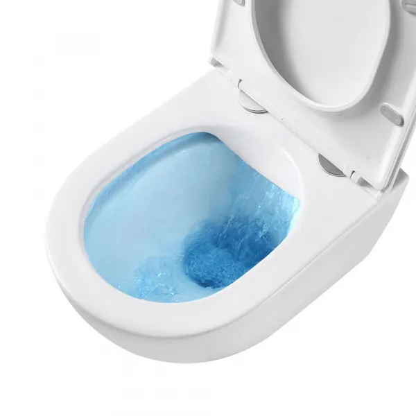 Mereo WC závesné kapotované, RIMLESS, 490x370x360, keramické, vr. sedátka CSS123 VSD82S