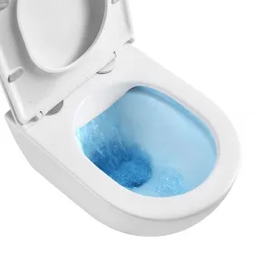 Mereo WC závesné kapotované, RIMLESS, 490x370x360, keramické, vr. sedátka CSS123 VSD82S