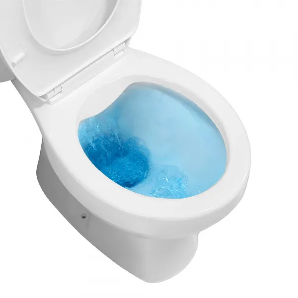 Mereo WC kombi, RIMLESS, spodný odpad s armatúrou VSD98
