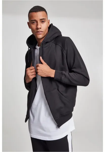 Zip-up hoodie black