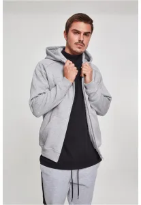 Grey zip with hood