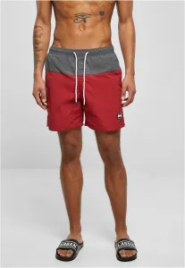 Block Swim Shorts tehlové/tmavé tiene
