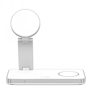 Tech-Protect A47 MagSafe bezdrôtová nabíjačka na mobil / AirPods / Apple Watch 15W, biela