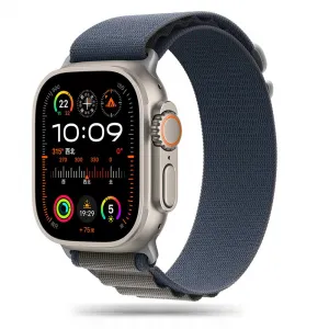 Tech-Protect Nylon remienok na Apple Watch 42/44/45/49mm, navy / gray