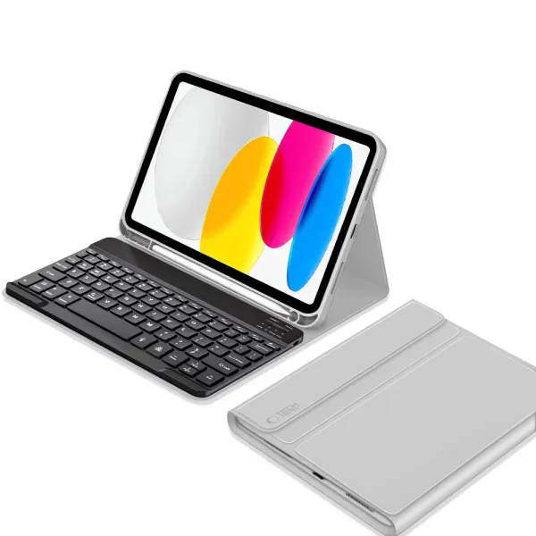 Tech-Protect SC Pen Keyboard puzdro s klávesnicou na iPad 10.9'' 10gen 2022 / 11'' 11gen 2025, sivé