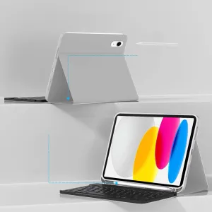 Tech-Protect SC Pen Keyboard puzdro s klávesnicou na iPad 10.9'' 10gen 2022 / 11'' 11gen 2025, sivé
