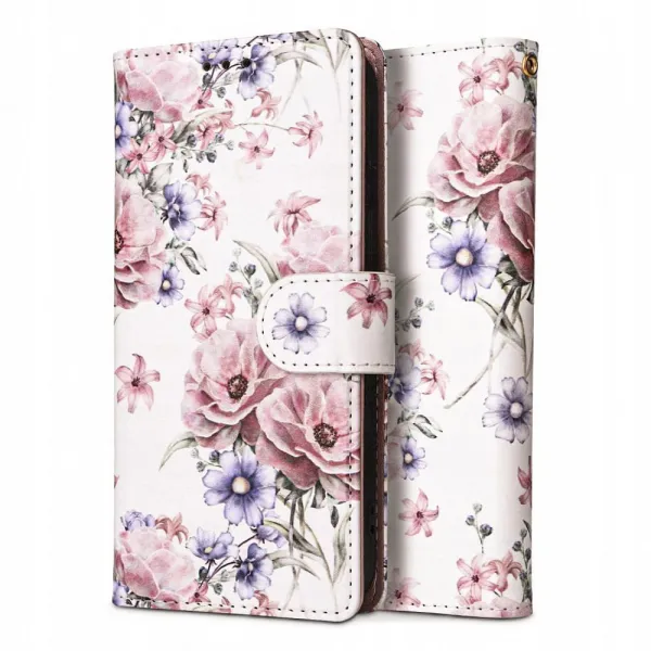 Tech-Protect Wallet knižkové puzdro na Xiaomi Redmi 14C / Poco C75, blossom flower