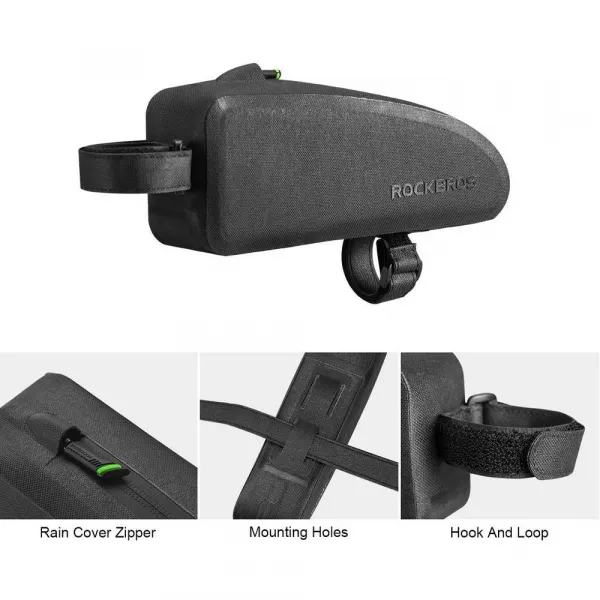 Rockbros Frame Bag cyklistická taška 1.6L, čierna