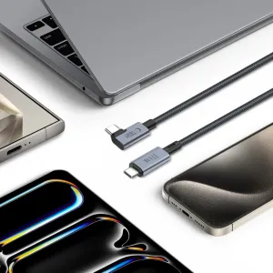 Tech-Protect Ultraboost Max L kábel USB 4.0 8K / USB-C 240W 1.5m, šedý