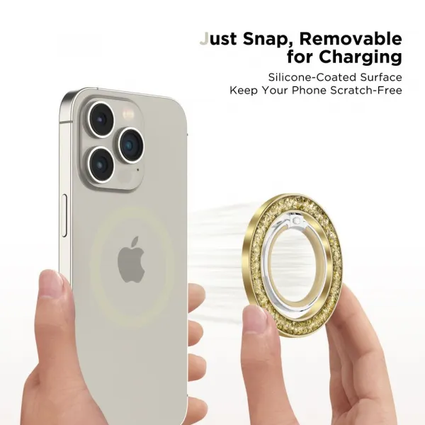 Tech-Protect MMR200 MagSafe Ring držiak na mobil na prst, zlatý