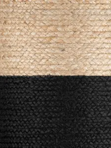 Taburetka Hanse Home JUTTA naturálna zlatá / čierna