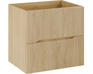 Comad Závesná skrinka pod umývadlo Nordic s doskou 60 cm dub cremona