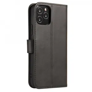 MG Magnet knižkové kožené puzdro na Motorola Moto G100 / Edge S, čierne