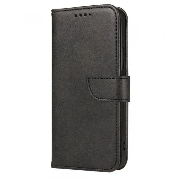 MG Magnet knižkové kožené puzdro na Motorola Moto G100 / Edge S, čierne