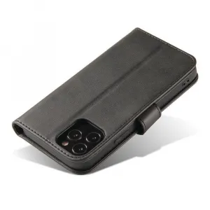 MG Magnet knižkové kožené puzdro na Motorola Moto G100 / Edge S, čierne