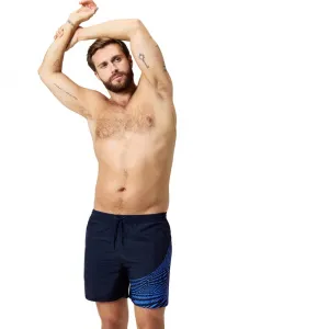 Speedo medley logo 16 watershort navy/blue s - uk32