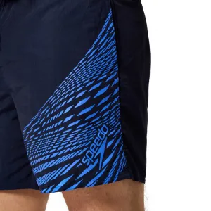 Speedo medley logo 16 watershort navy/blue s - uk32