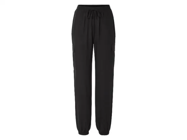 esmara® Dámske cargo nohavice (čierna, XS (32/34))