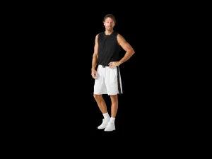Crivit Pánske funkčné basketbalové šortky (biela, S (44/46))